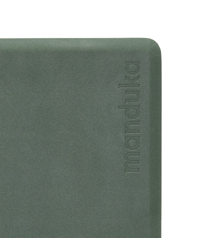 Manduka Recycled Foam Yoga Block (Sage- Size: 4”x6”x9”)