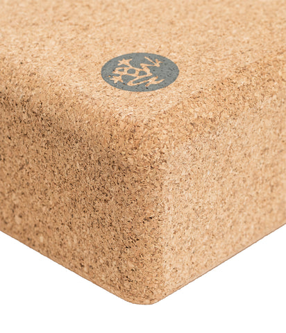Manduka Lean Cork Block (Size: 4”x6”x9”)