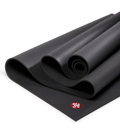 Manduka Pro Long &amp; Wide Yoga Mat 6mm (Black – Length 200cm x 132cm)