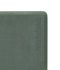 Manduka Recycled Foam Yoga Block (Sage- Size: 4”x6”x9”)