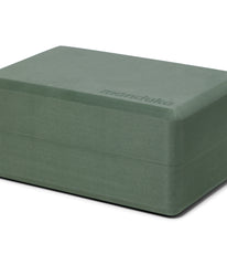 Manduka Recycled Foam Yoga Block (Sage- Size: 4”x6”x9”)